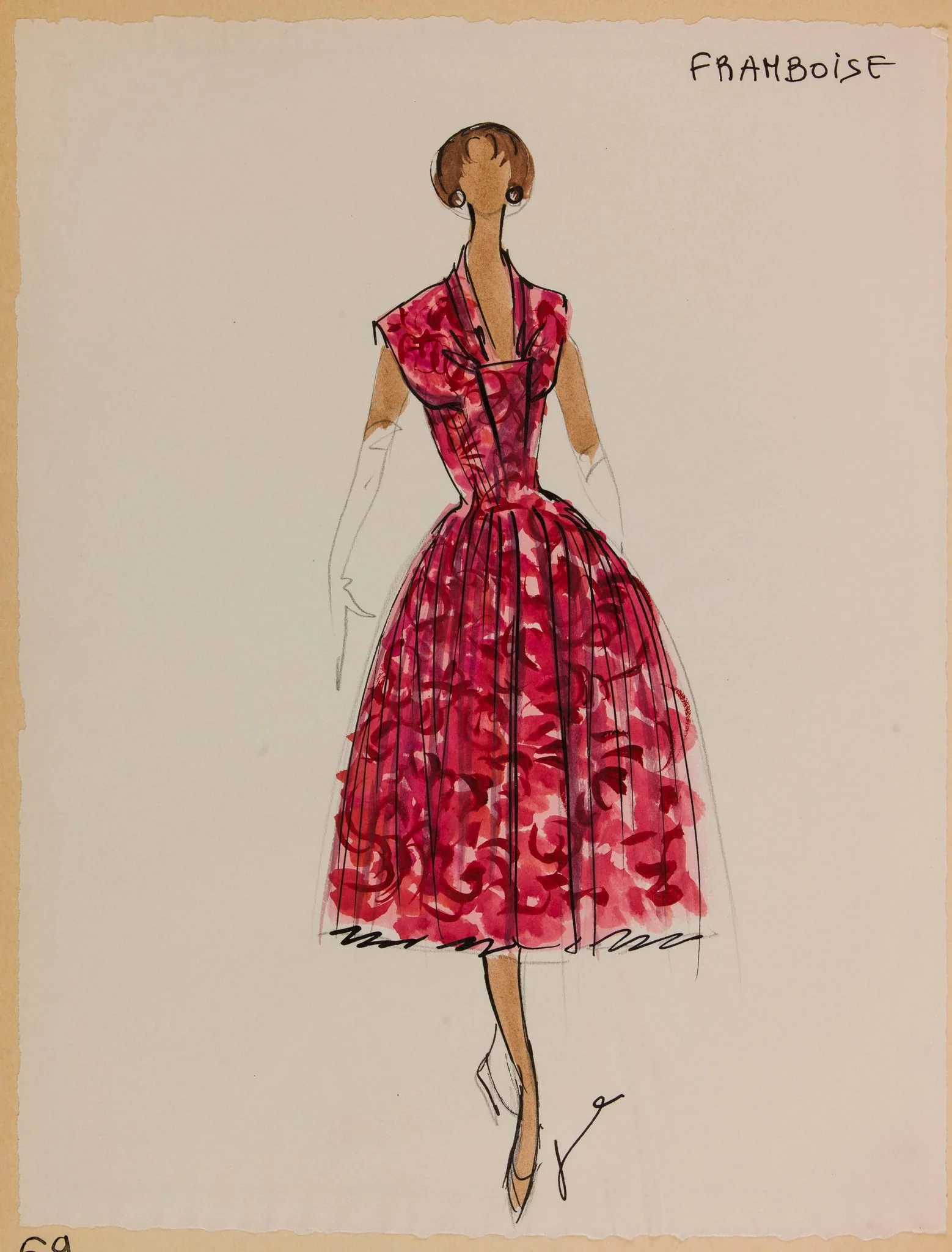 Framboise, by Marie-Louise Carven, 1956