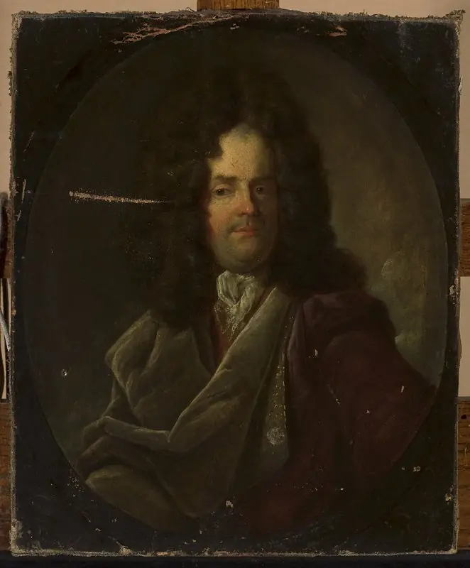 Portrait of a man in a wig