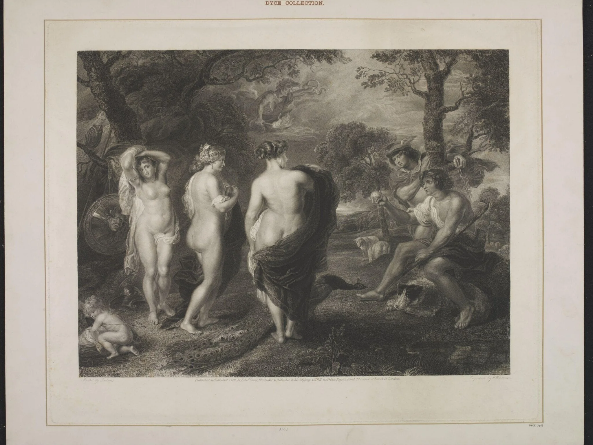 The Judgment of Paris, by Richard Woodman, 1800