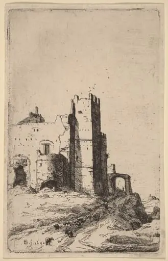 The Town of Leoni, near Frascati