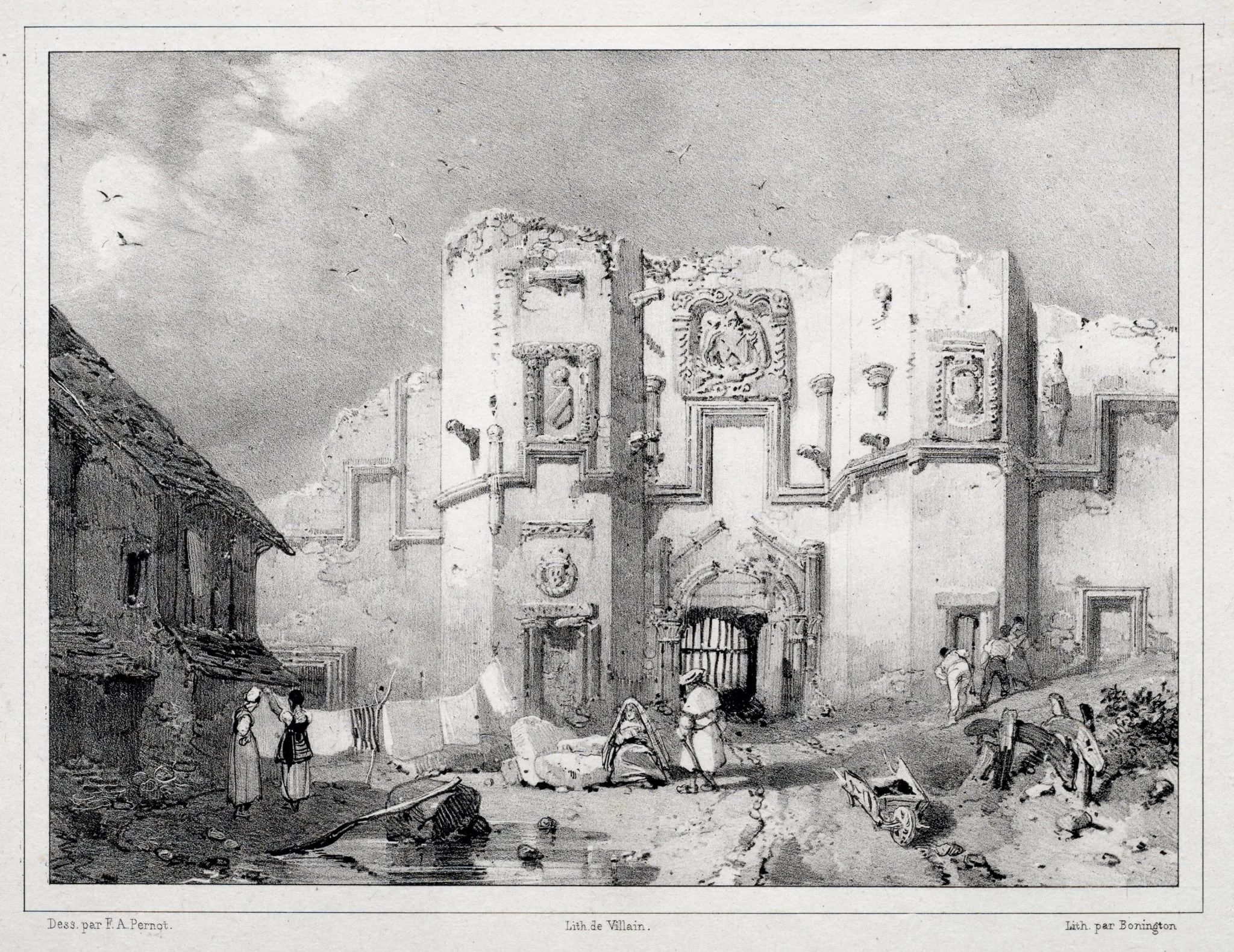 Old Gateway at Stirling, by Richard Parkes Bonington, 1826