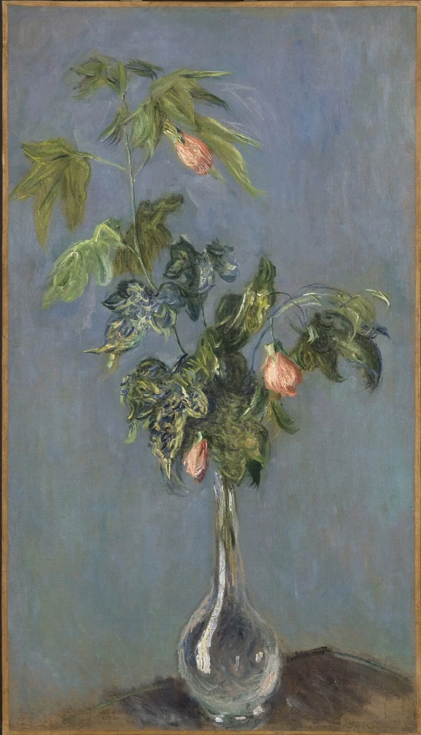 Flowers in a Vase, by Claude Monet, oil, 1894