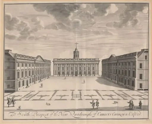 The South Prospect of the New Quadrangle of Christ Church in Oxford
