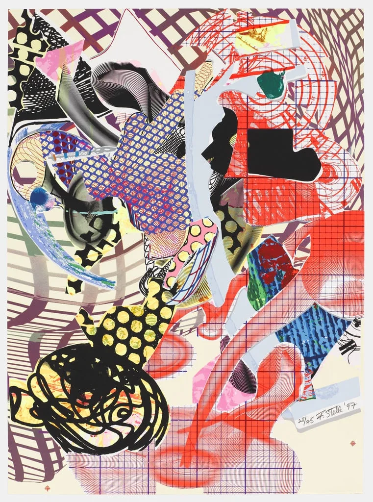 Untitled, by Frank Stella, ink, 1997
