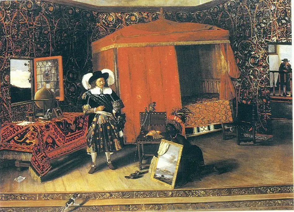 Portrait of Dirck Wilre with a Servant