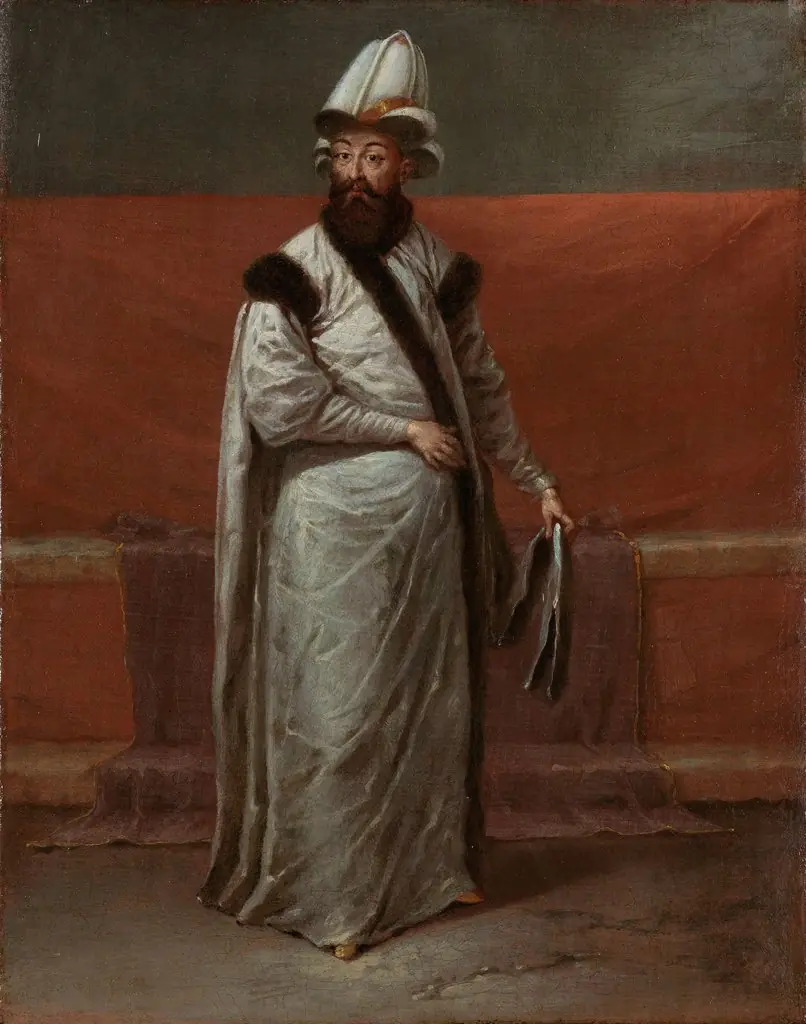 Grand Vizier Nevşehirli Damat Ĭbrahim Pasa, by Jean Baptiste Vanmour