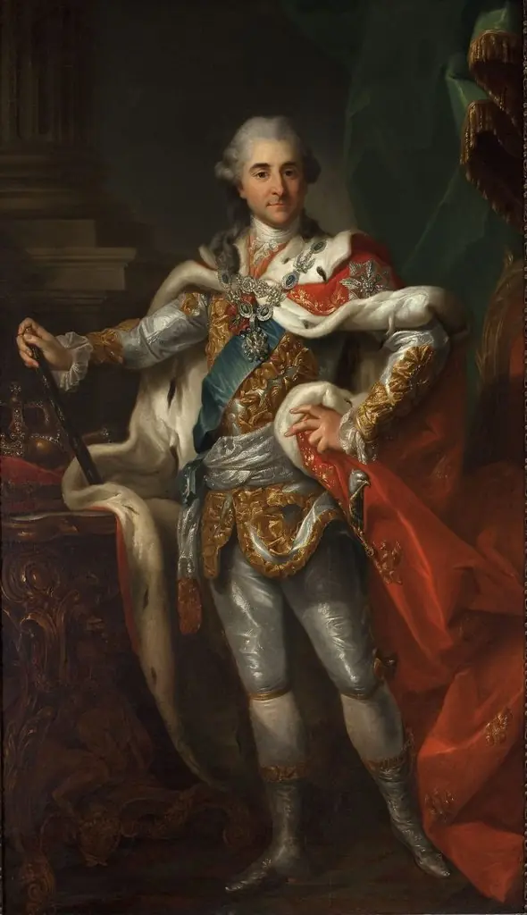 Portrait of Stanisław August Poniatowski in the coronation costume