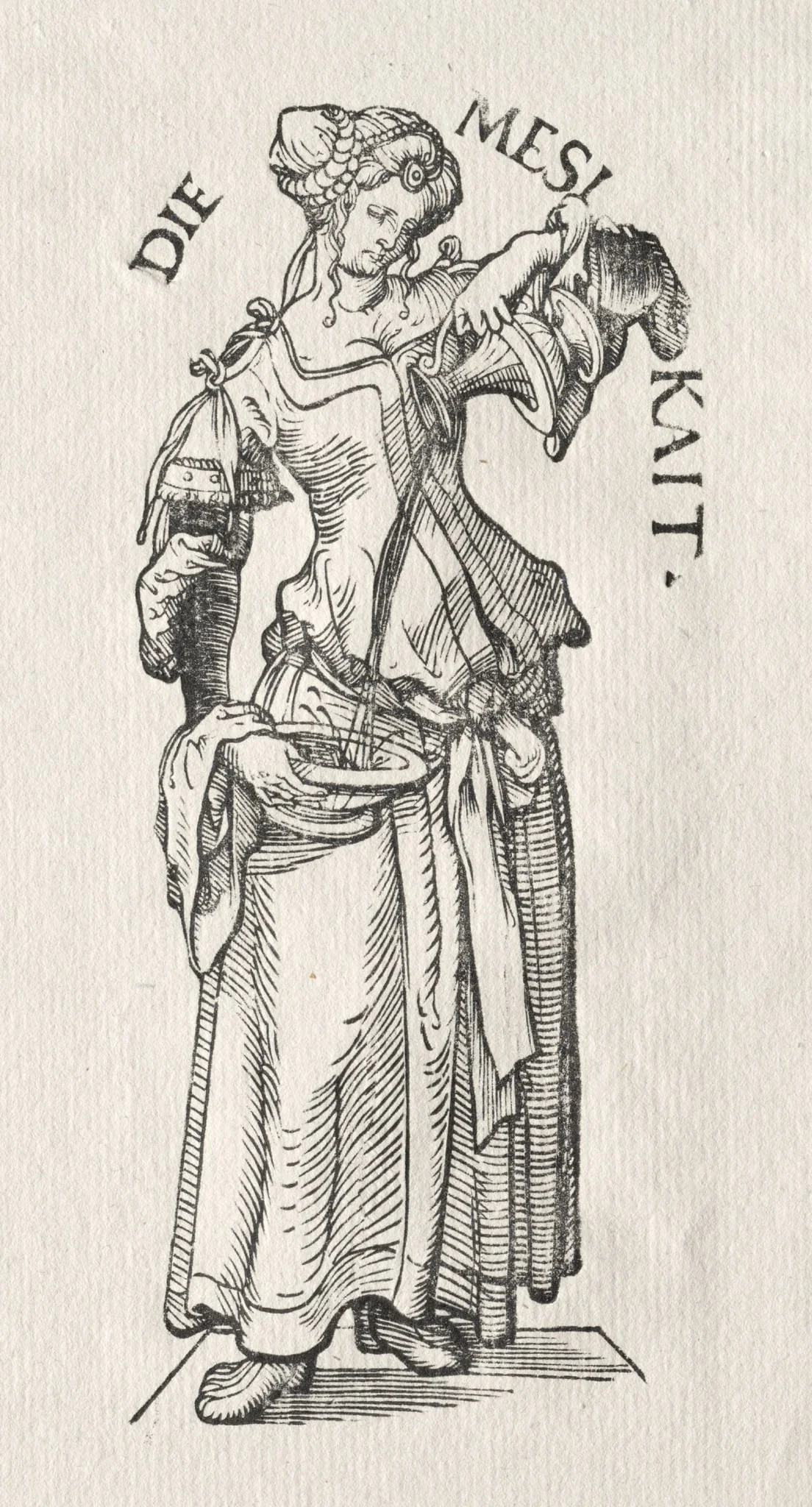 The Seven Virtues:  Temperance, by Hans Burgkmair the Elder, 1510