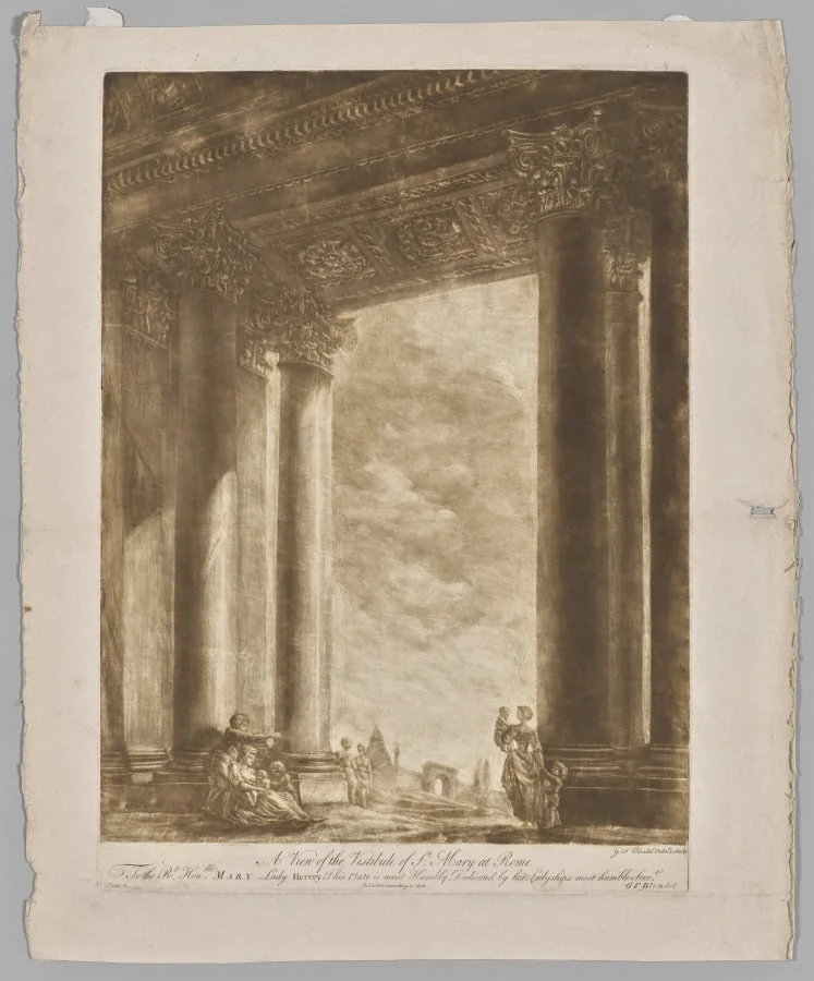 A View of the Vestibule of Saint Mary at Rome