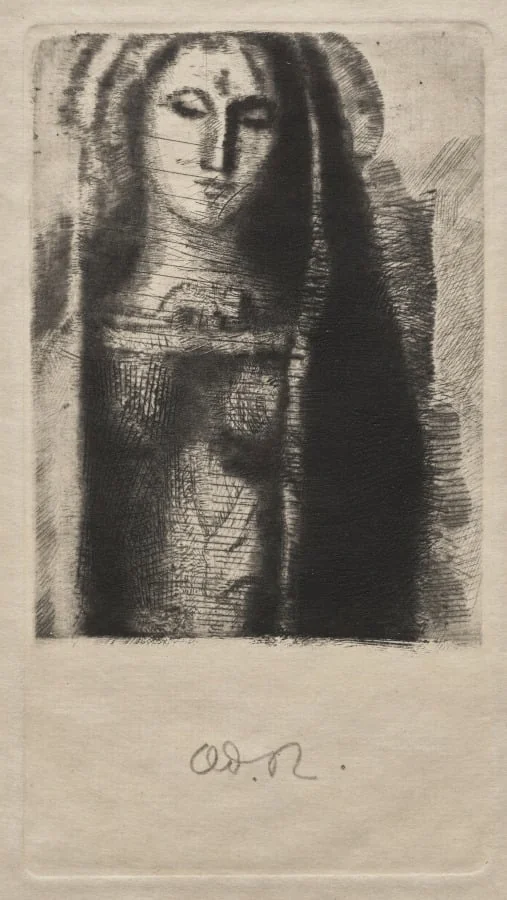Princess Maleine (The Little Madonna), by Odilon Redon, 1892