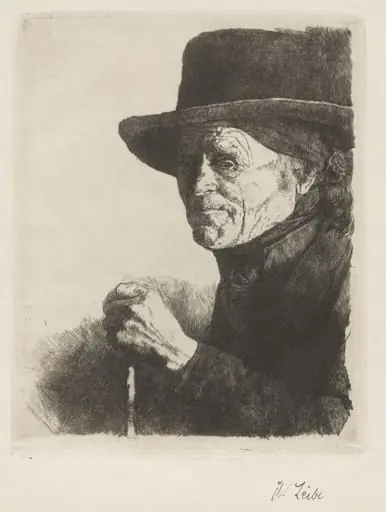 Old Farmer with a Hat