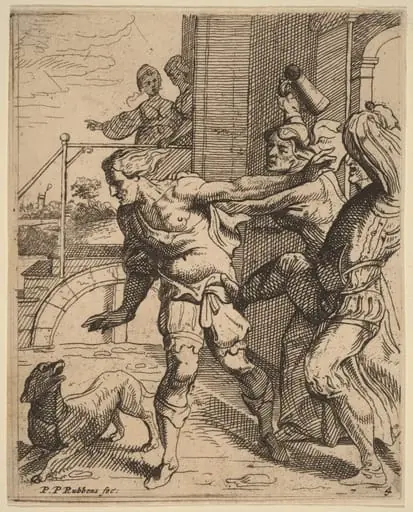 The Prodigal Son Driven from the Tavern