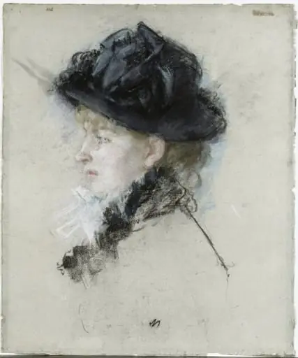 Mademoiselle Louise Riesener in a Hat