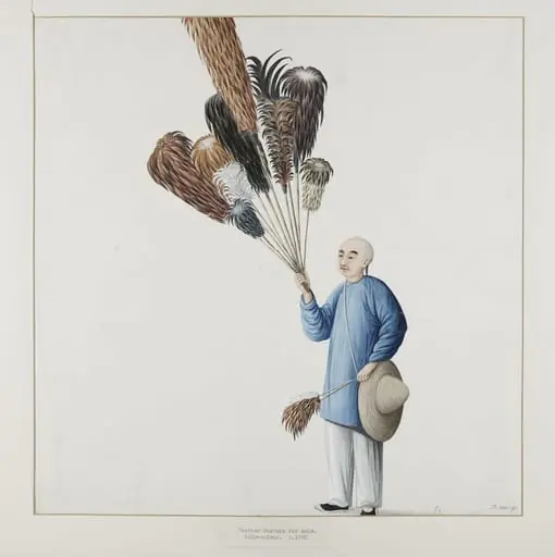 A Seller of Feather Dusters