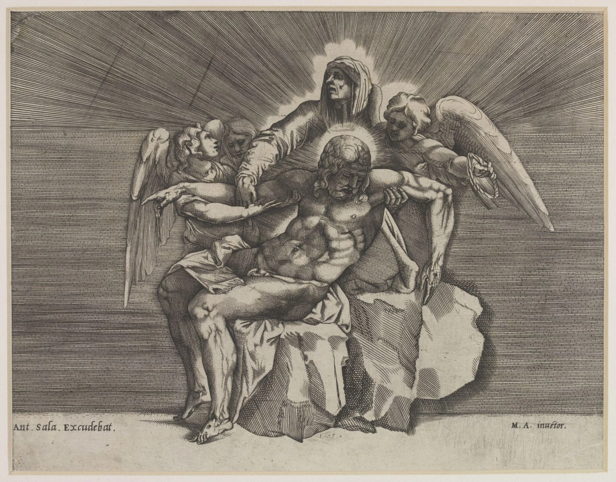 Untitled, by Michelangelo, 1550