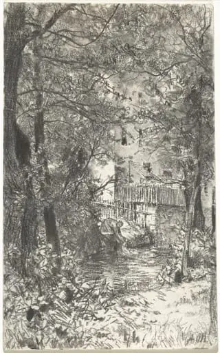 Landscape with a Washerwoman