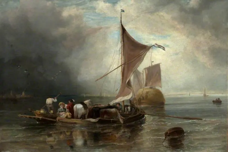 A Ferry Boat on the Maas