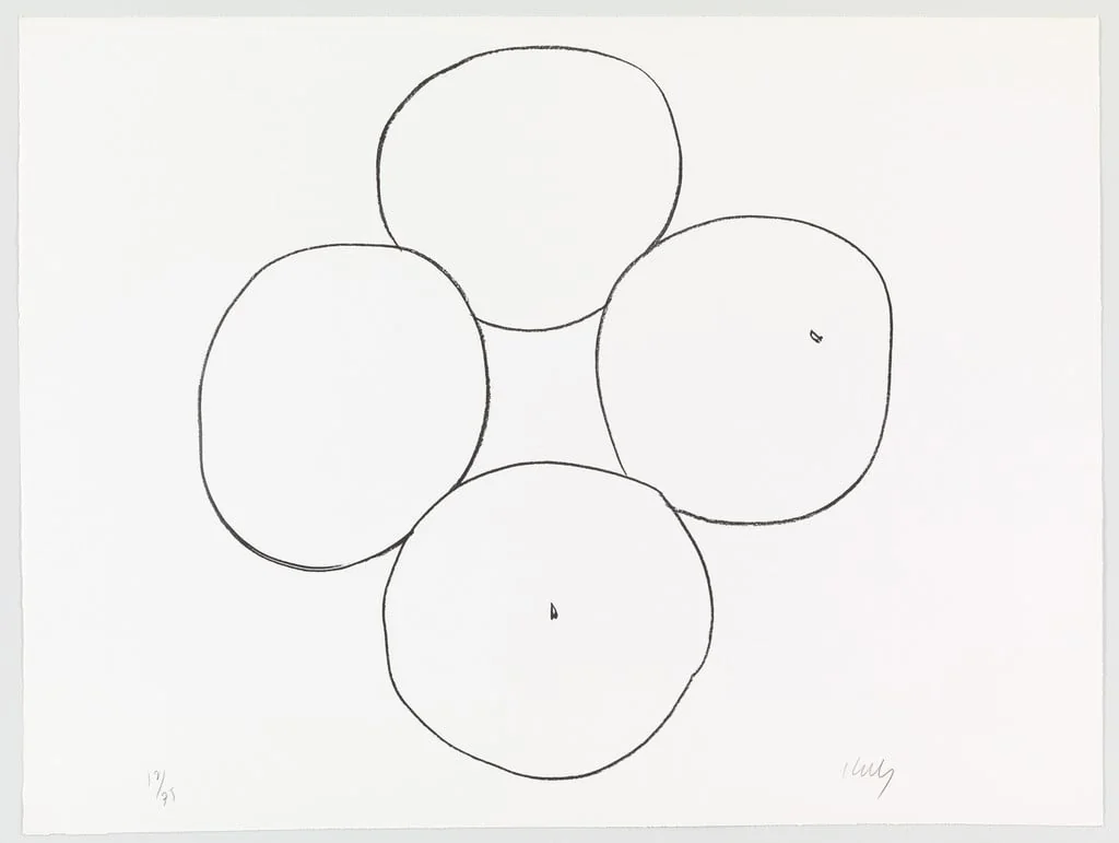 Untitled, by Ellsworth Kelly, ink, 1966