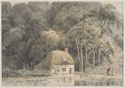 Cottage by a Lakeside, Somerset