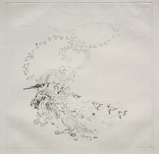 Parisian Service (Haviland service): Sunset (no. 11)