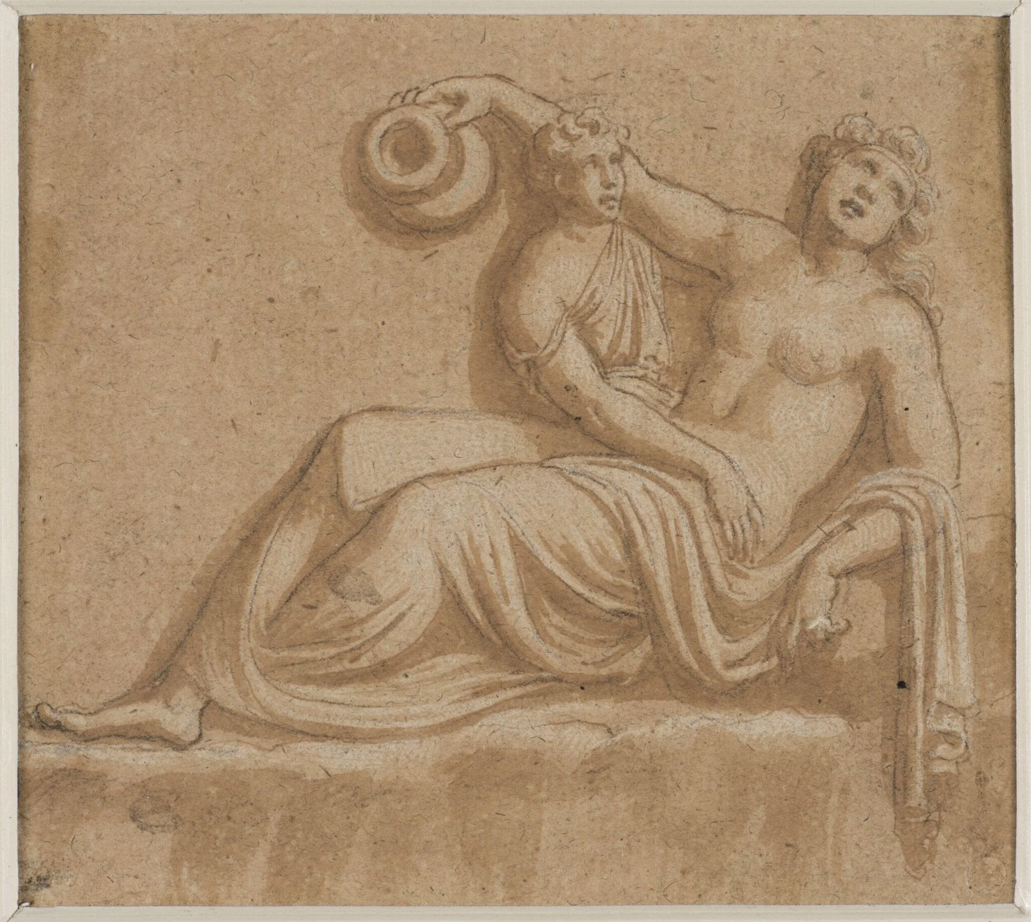 A woman and a young boy, by Unknown, 1650