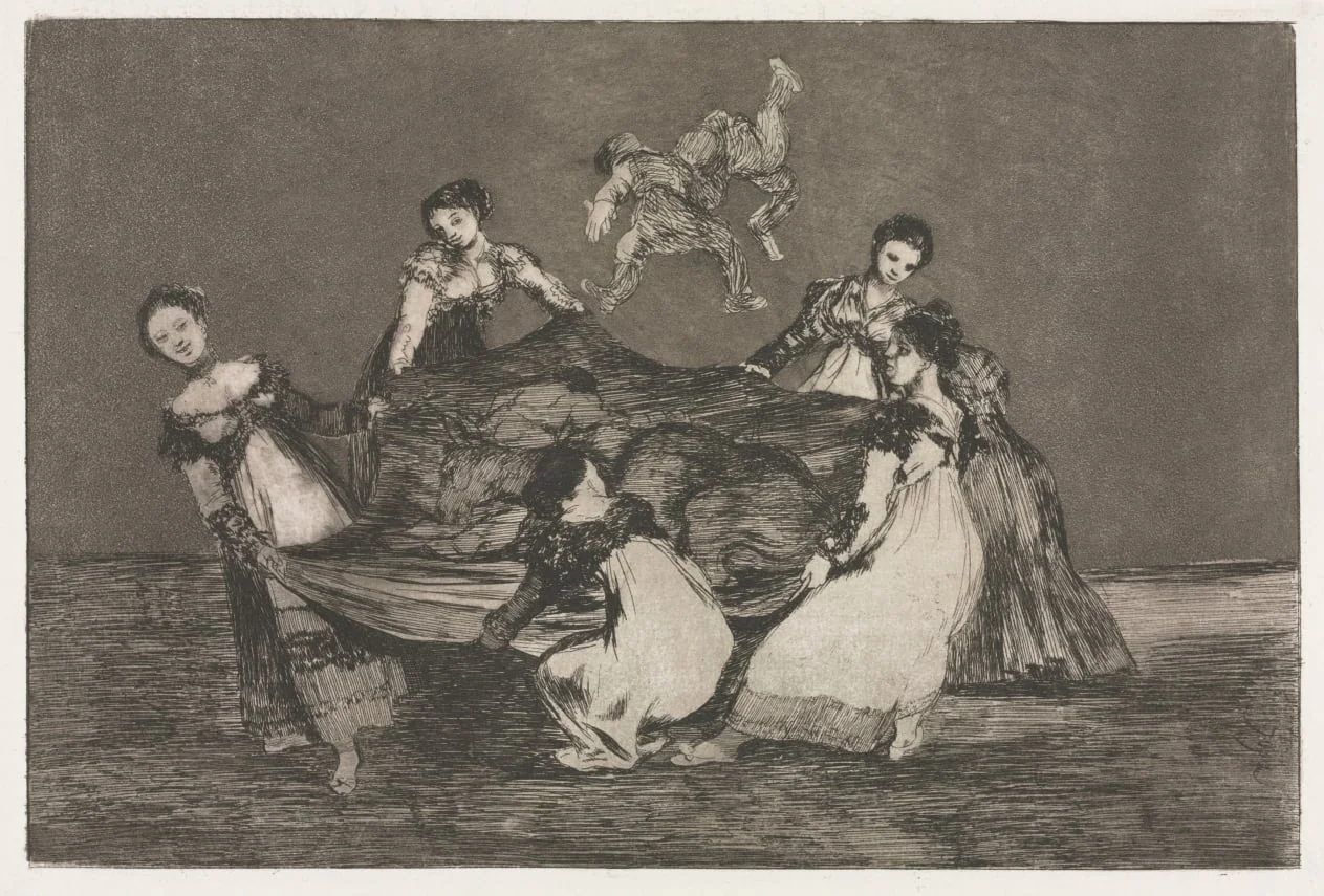 The Proverbs:  Feminine Folly, by Francisco Goya, 1864