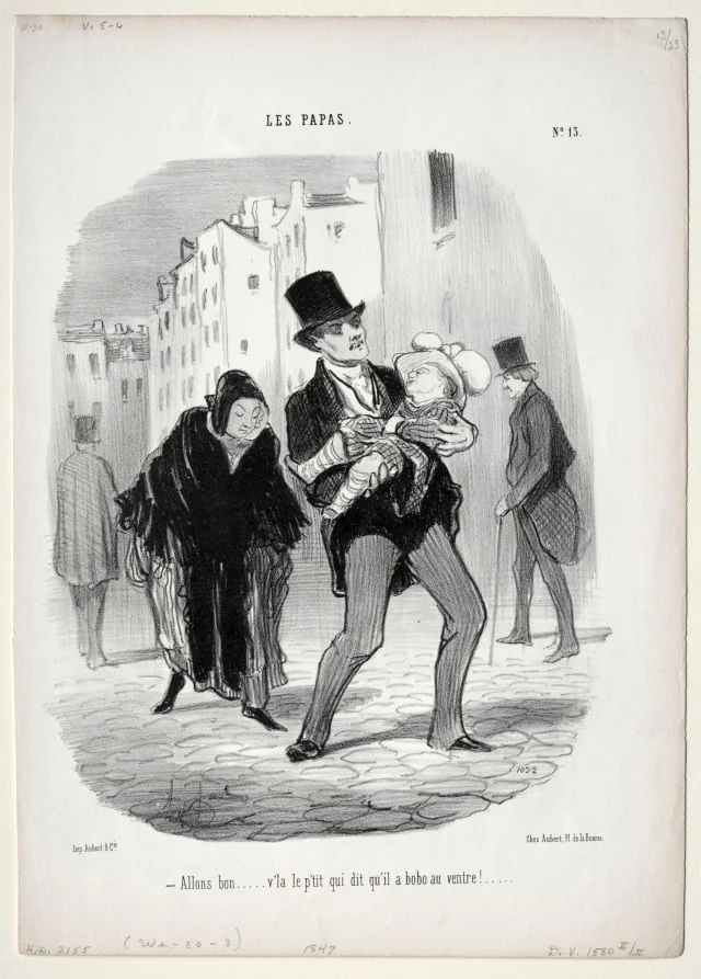 Come along, dear..., by Honoré Daumier, 1847