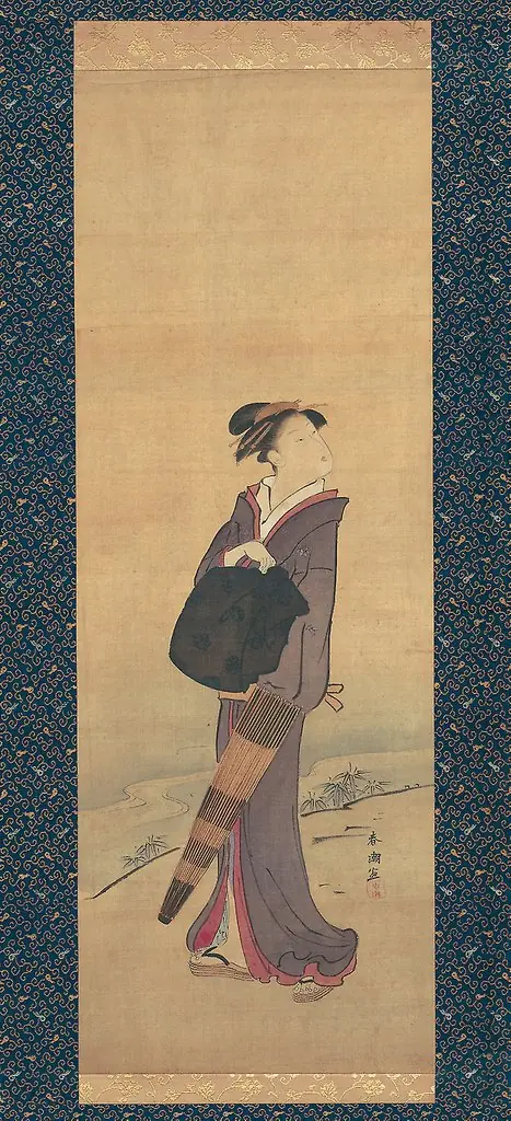 Girl on River Bank