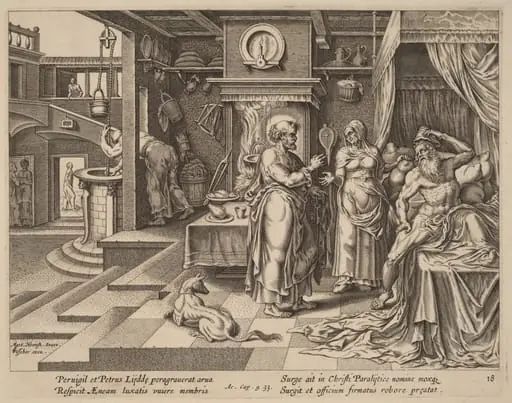 The Healing of Eneas by Saint Peter