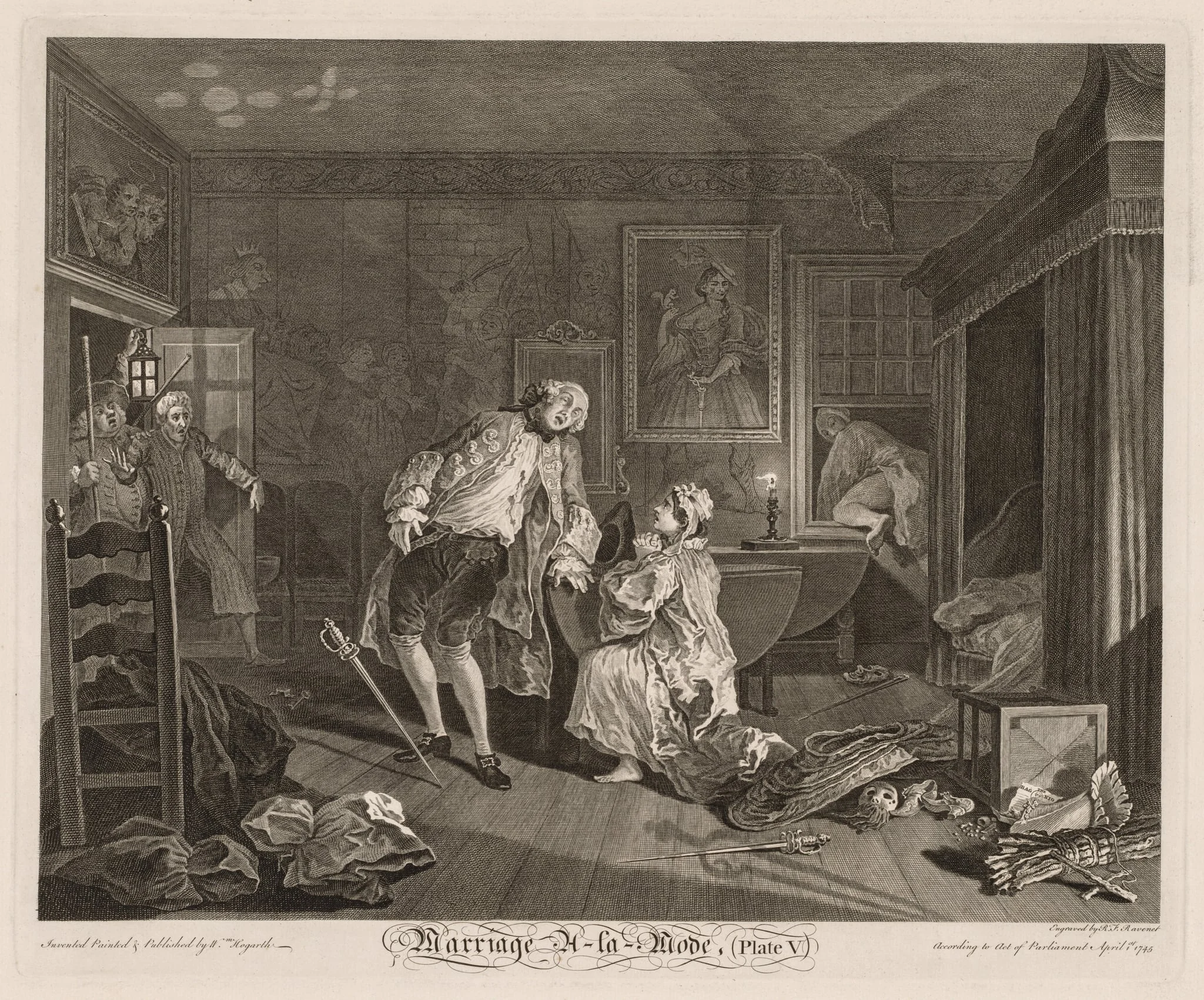 Marriage à la Mode:  The Death of the Earl