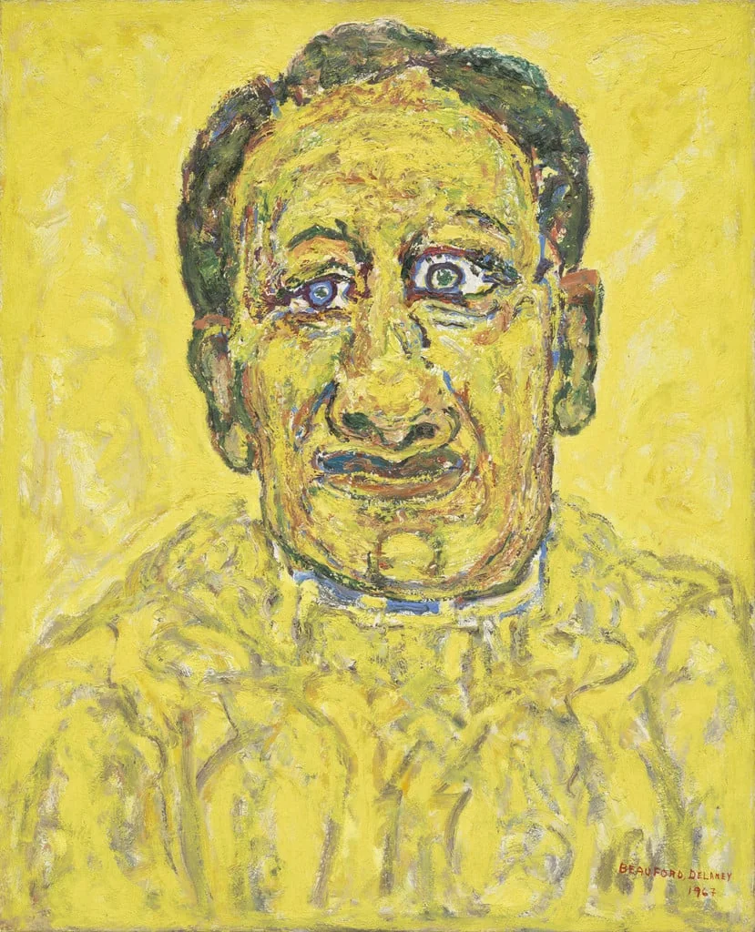 Untitled, by Beauford Delaney, oil, 1967