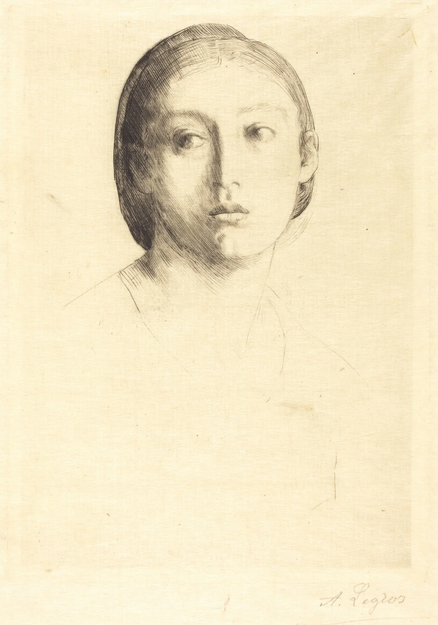Head of a Young Girl (Tete de jeune fille)
