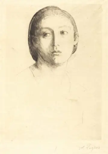 Head of a Young Girl (Tete de jeune fille)