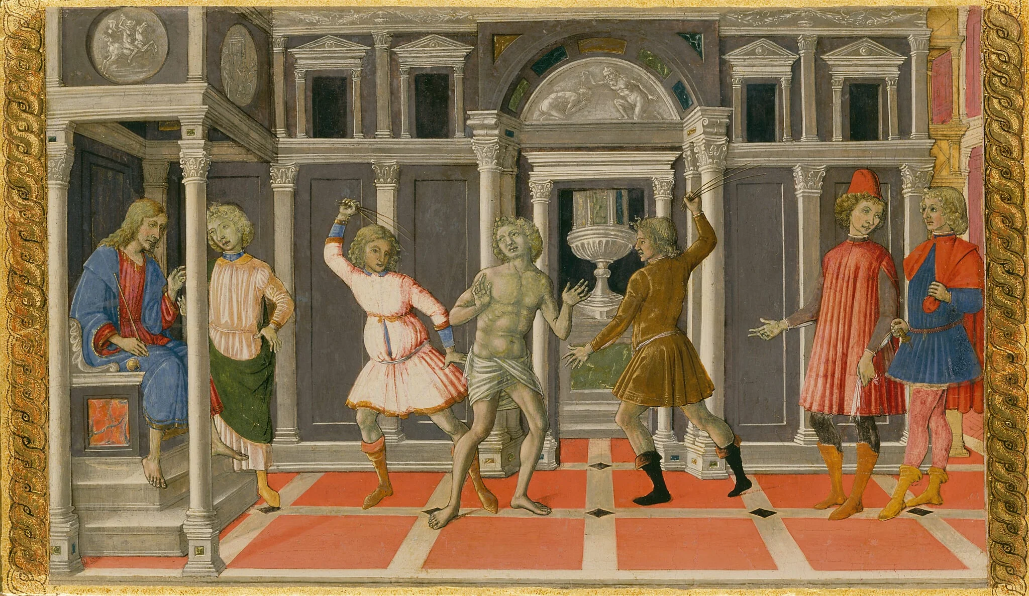 The Dream of Saint Jerome, by Matteo di Giovanni, tempera, 1476