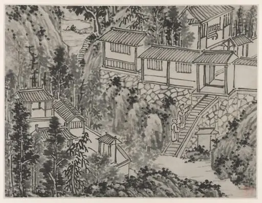 The Pine Retreat, from Twelve Views of Tiger Hill, Suzhou