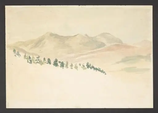 Sketch of mountains
