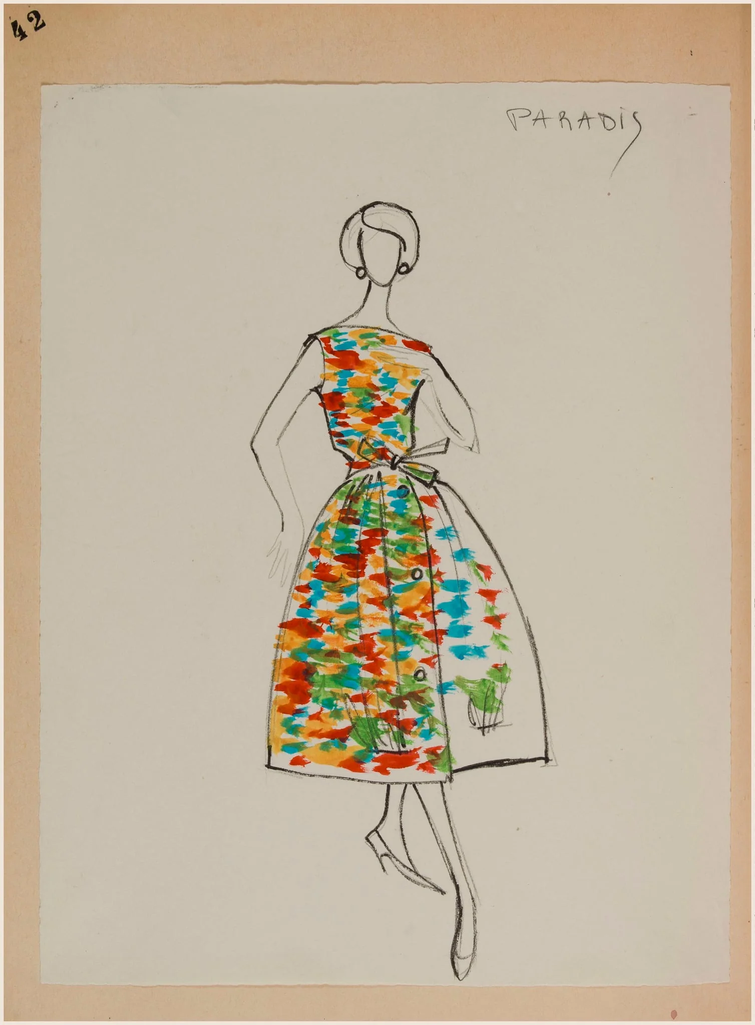 Paradis, by Marie-Louise Carven, 1958