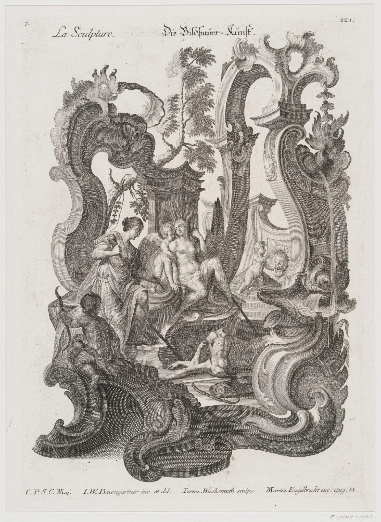 The Seven Liberal Arts, by Johann Wolfgang Baumgartner, 1750