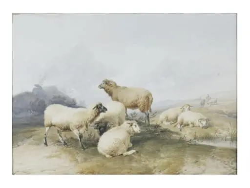 Sheep in a Landscape