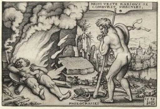 The Labors of Hercules: Hercules on his Pyre