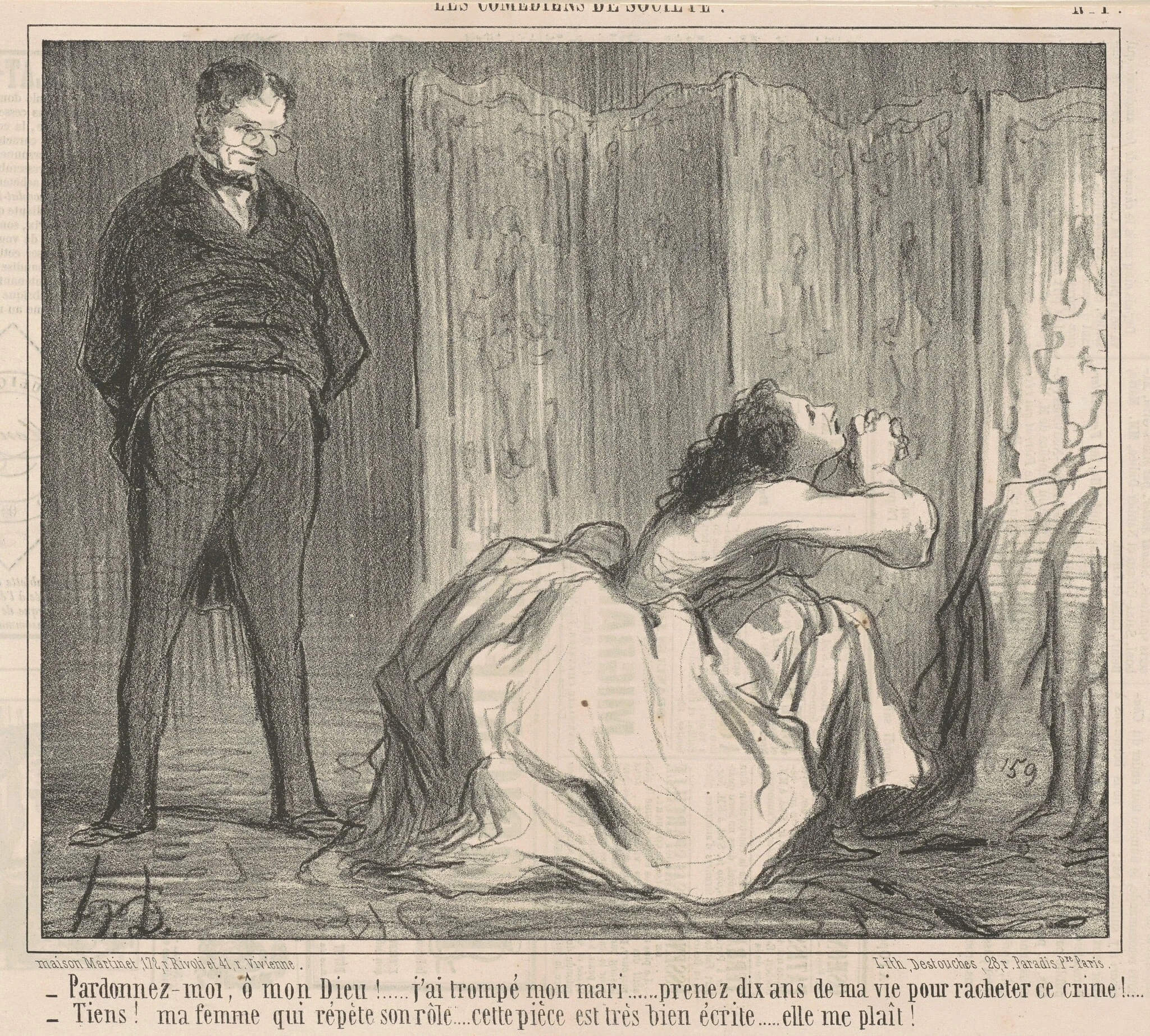 Pardonnez-moi, o mon dieu! ...