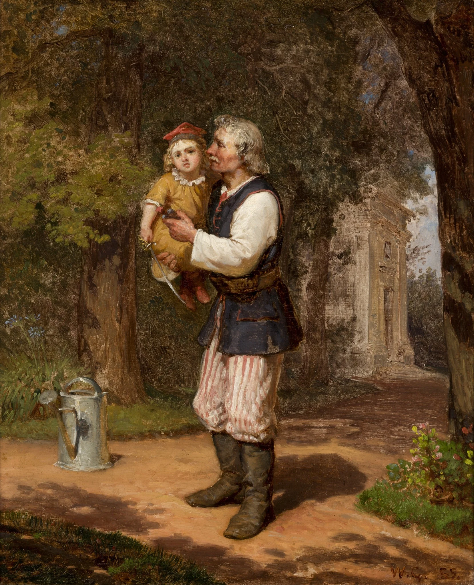 Gardener and a Little Colonel