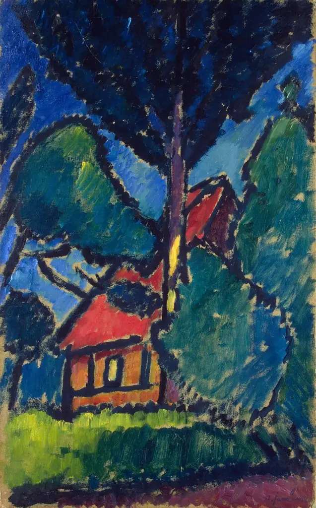 Landscape with Red House