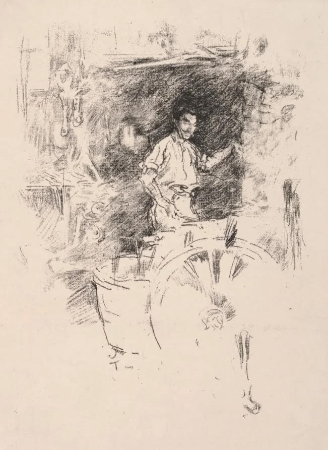 The Blacksmith, by James McNeill Whistler, 1895