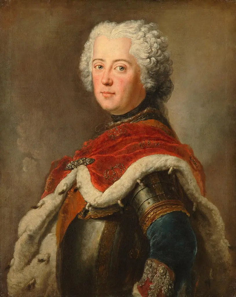 Crown prince Frederik de Great in Armour