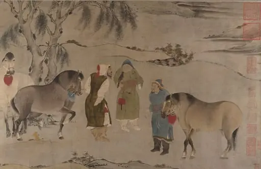 南宋/元　佚名　六馬圖　卷|Six Horses