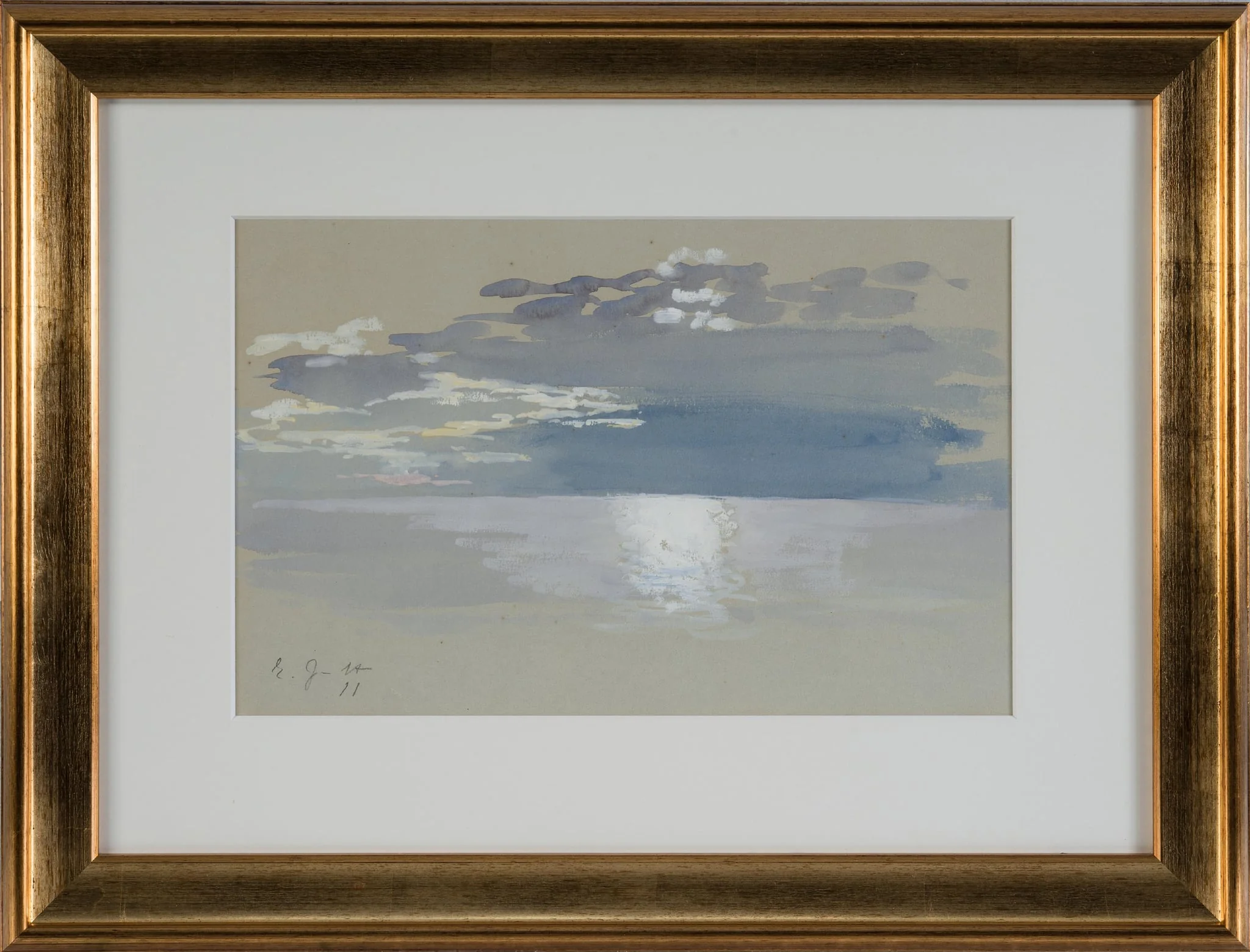 Hopeinen kuu, by Eero Järnefelt, 1910