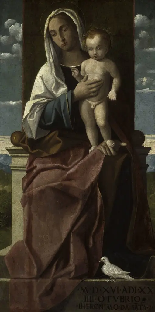 Virgin and Child Enthroned