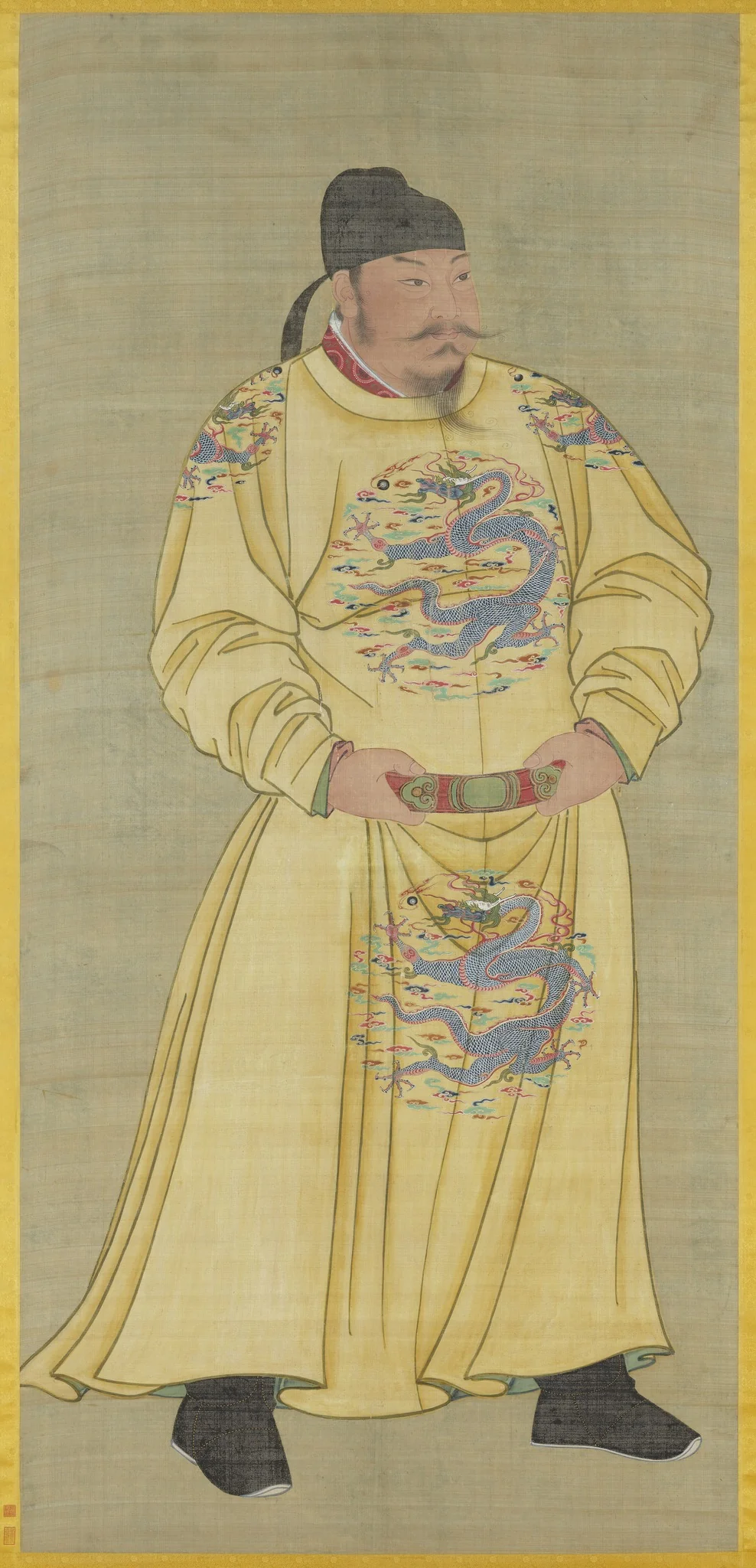 Standing Portrait of Emperor Tang Taizong (I), by Unknown, unspecified