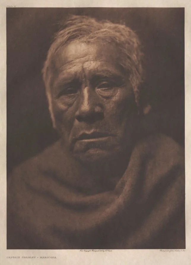Portfolio II, Plate 71: Captain Charley - Maricopa, by Edward S. Curtis, 1903
